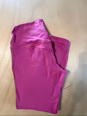 Lululemon Raspberry Pink Double Lined Leggings Size 10 Align Style